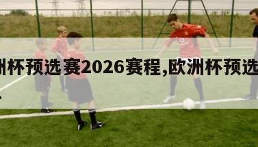 欧洲杯预选赛2026赛程,欧洲杯预选赛2021